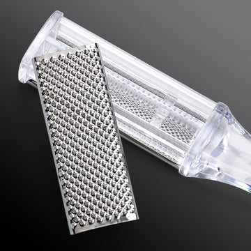 Limas y Raspadores Metálicos Hipoalergénicos de Alta Resistencia para Pedicura Profesional - Ideales para Alisar y Limpiar, Beige Claro Seco, Herramientas Esenciales de Cuidado del Pie | Instrumentos Robustos para el Cuidado de los Pies
