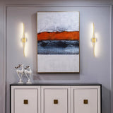 1 pieza de moderno reloj de pared LED, montaje semienterrado de metal con acabado pulido, diseño desmontable para dormitorio, sala de estar, isla de cocina y baño de tocador - Conectado a la red eléctrica, compatible con 110V-240V, no requiere batería, f