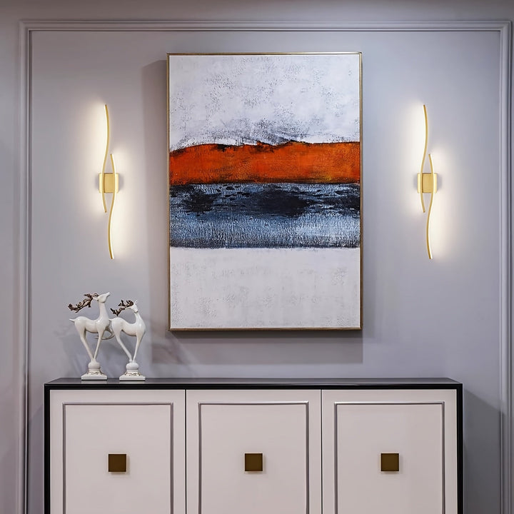 1 pieza de moderno reloj de pared LED, montaje semienterrado de metal con acabado pulido, diseño desmontable para dormitorio, sala de estar, isla de cocina y baño de tocador - Conectado a la red eléctrica, compatible con 110V-240V, no requiere batería, f