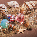 30 piezas de botellas de vidrio miniatura con tapa de corcho - Estilo bohemio, transparente, suministros de botellas de deseo DIY para bodas, cumpleaños y fiestas, solo lavado a mano, decoración de fiestas | Estilo bohemio | Acabado brillante