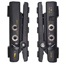 Pedal de volumen dual de AHAJII - Controles de aumento y reducción, señal analógica, pedal de efecto de guitarra negro para amplificadores de guitarra, DC 9-36V, no necesita batería, pedal de guitarra