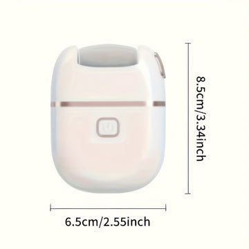 Exfoliador de pies portátil recargable por USB: 2 cabezas de repuesto para pulido de capas gruesas, cuidado fácil para pies secos y agrietados