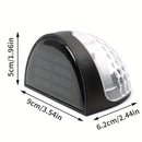 Luces LED solares para exteriores, luces de valla, adecuadas para iluminación de jardines, patios y paisajes, luces de decoración para Halloween, Navidad y festividades, 5/6/8 unidades