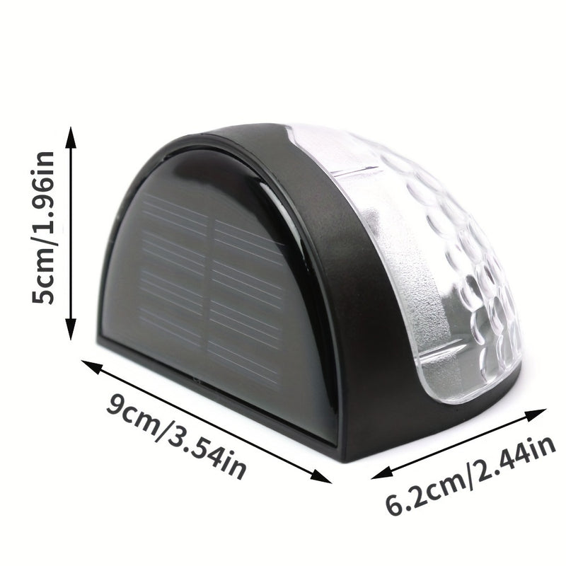 Luces LED solares para exteriores, luces de valla, adecuadas para iluminación de jardines, patios y paisajes, luces de decoración para Halloween, Navidad y festividades, 5/6/8 unidades