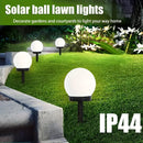 Juego de 3/6 Luces Solares Exteriores, Esferas LED para Jardín con Luz Solar. Adecuadas para Patios, Senderos, Terrazas y Caminos de Entrada, Decoración de Fiestas y Caminos del Jardín. Mejor Elección de Regalo para Festivales. Luz Blanca