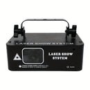 1pc YSH 500mW Proyector de haz láser RGB, luces de fiesta de discoteca activadas por sonido con controlador DMX, lámpara de animación desmontable para techo para nightclub, bar, boda, karaoke, decoración de Halloween, Navidad - Control de botón, 110-130V