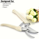 Juego de Tijeras de Podar para Jardín de 1pc/2pcs con Cuchillas Afiladas para Cortar Flores, Recortar Plantas, Bonsái y Recoger Frutas