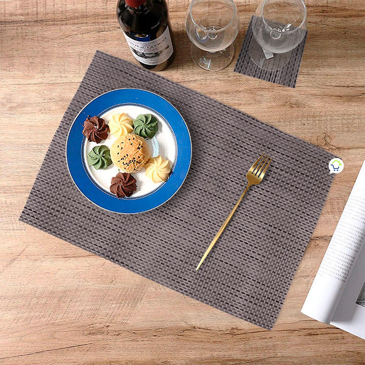 Set Mantel Individual x4 Portavasos Mesa Decorativo Cocina P494