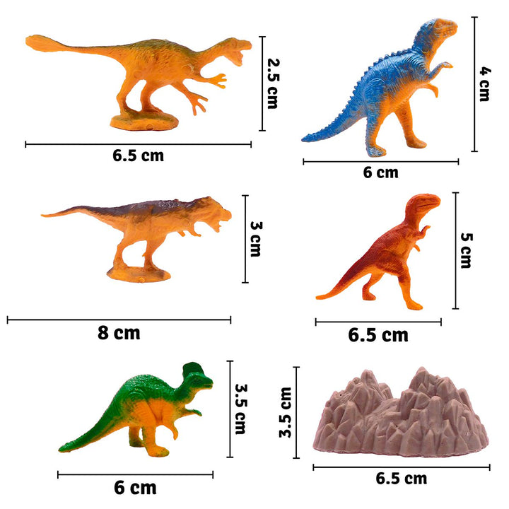 Set Figuras Dinosaurios X8 Juguete Didáctico Colección Niños GM1911-121