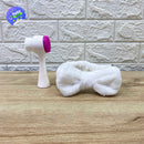 Cepillo Masajeador 2 en 1 + Diadema Para maquillarse Set Limpieza facial MO0374