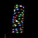 Manguera Led Solar 20 m Exteriores Decoración Jardín 400 LED TV56