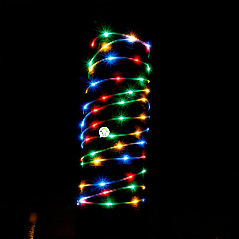 Manguera Led Solar 20 m Exteriores Decoración Jardín 400 LED TV56
