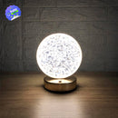 Lámpara Táctil Efecto Cristal Mesa De Noche Recargable LAIPARA-2