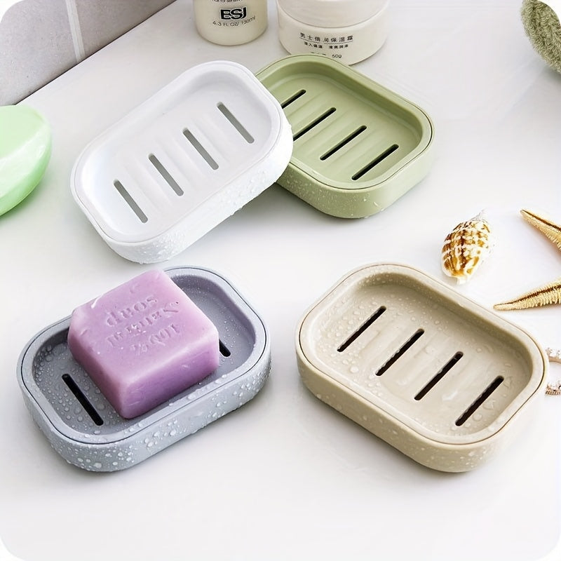 Caja de jabón multifuncional con drenaje automático, fácil de limpiar, ideal para baño y cocina
