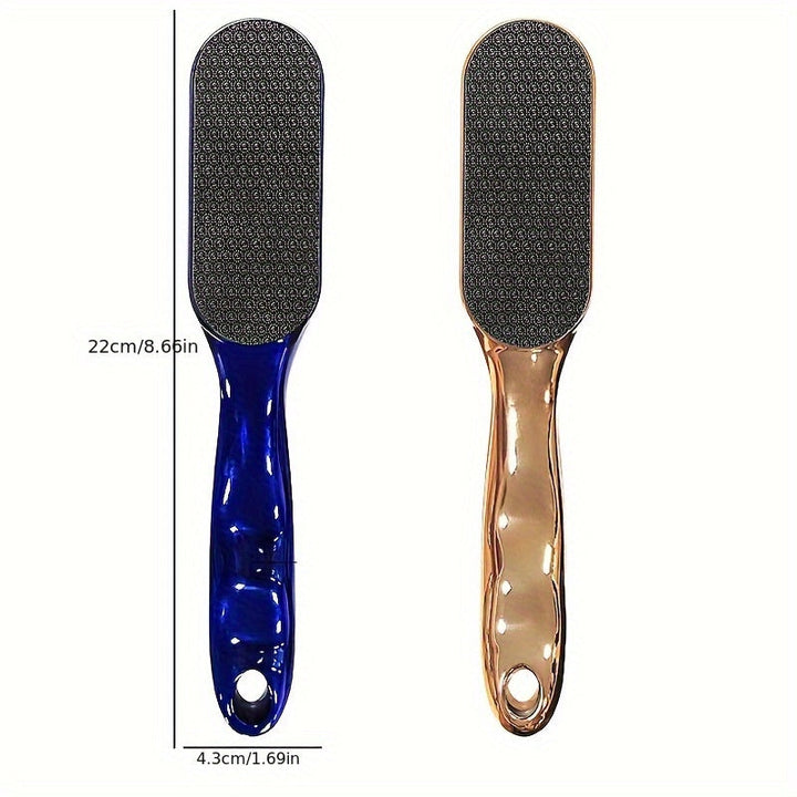 1pc Juego de Lima para Pies en Beige Claro, Exfoliante Portátil para Uso Seco y Húmedo - Herramienta Nano Vidrio para Eliminar Callosidades y Grietas en Talones - Diseño Ergonómico con Mango Cómodo, Fácil de Usar y Almacenar