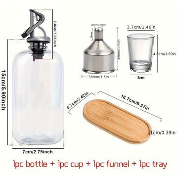 1 juego de Dispensador Automático para Enjuague Bucal, Botella Transparente con Vertedor para Pasta Dental y Ambientador de Aliento Recargable