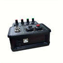 Interfaz de audio USB de 2 canales con enchufe para micrófono, control de volumen y salida de monitor - Tarjeta de sonido plug & play para grabación de computadora, producción de música, estudio en casa, consola de mezcla USB mini, dispositivo de grabaci