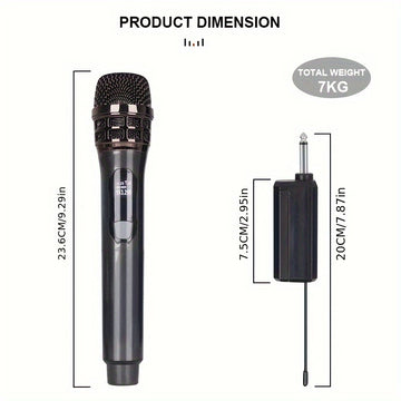 El micrófono sin varillas universal NXG es antiaullido y sin ruido, conectado al escenario de audio doméstico, canto en KTV para el hogar, dirección de reuniones al aire libre y uso especial para el escenario de actuación