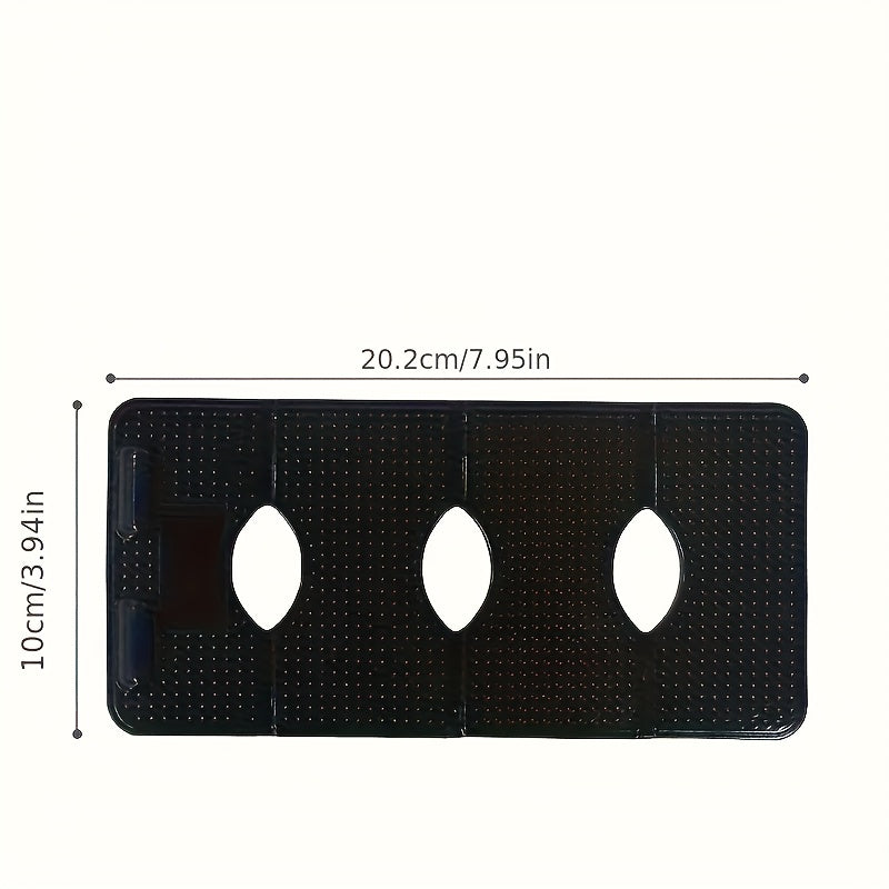 Soporte de teléfono para coche multifuncional - Resistente al calor, antideslizante, con agarre seguro, compatible con navegación GPS y conducción sin manos, montaje de teléfono para coche, montaje de teléfono para coche, seguro, duradero.