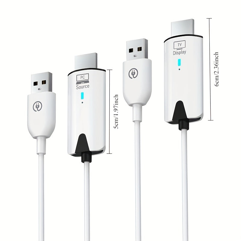 Transmisor y receptor inalámbricos 30M 4K, decodificación 1080P, salida 60Hz, 8 TXs a 1 RX, kit de extensión de video y audio inalámbrico 5G, adaptador de TV Stick, cable de exhibición para cámara, portátil, escritorio, PC, TV Box, PS5/4 a monitor de TV,