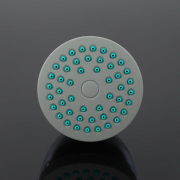 Rociador de Ducha de Alta Presión 360° Giratorio Ajustable en ABS Plástico con Boquillas Fáciles de Limpiar - Diseño Clásico Montado en Pared para Mejoras del Hogar, Estilo Elegante y Material Resistente, Moderno para Limpieza Rápida