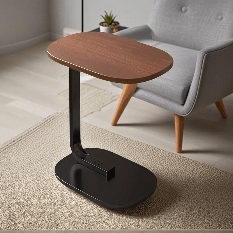 Mesa de noche en forma de C para personas perezosas | Un gran compañero para ver series, estable y resistente, fácil de almacenar y que te deja las manos libres para la comodidad!