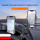 [Soporte Teléfono Auto Ajustable 360] Soporte de Teléfono para Auto Ajustable 360 Grados - Soporte de Teléfono para Tablero de Auto con Clip de Silicona Antideslizante [Estabilidad Multiángulo] Apto para Todos los Smartphones