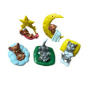 Figurita de Tom y Jerry, coche de Tom Jerry, libro lindo, juguete de escritorio, juego de figuritas, pequeños adornos, decoración de coches de dibujos animados, adecuados para parejas, cumpleaños, colas, etc.