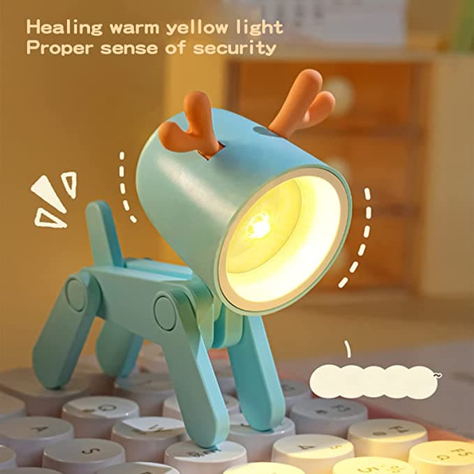 Mini lampara de noche led diseño de perrito