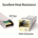 Módulo de cobre SFP de 1 Gb con conectividad RJ45 de 1000 Mbps, 10/100/1000Base-T, transceptor SFP-T intercambiable con calor para intercambios Cisco/Huawei/H3C/Ruijie/Intel, convertidores de medios de fibra, routers y firewalls - Solución de red de alta