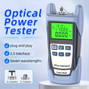 1pc Medidor de Potencia Óptica DXL-40D, Probador de Pérdida de Fibra Óptica, -70~+10dbm, Adaptadores FC/SC/ST, Control por tecla, Funciona con batería, 36V Máx, Sin batería incluida