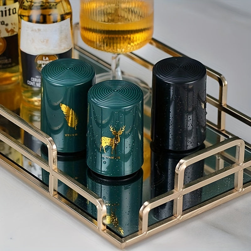 Abrebotellas de Acero Inoxidable de Fácil Presión - Sin Residuos, Diseño Creativo para Cocina y Comedor