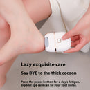 Rasuradora eléctrica para pies con 3 cabezas para eliminar la luz muerta, el cuidado y la belleza de los pies - Ideal para adultos, uso en viajes domésticos, regalo perfecto para cumpleaños o Navidad, herramienta de cuidado de pies | Rasuradora moderna p