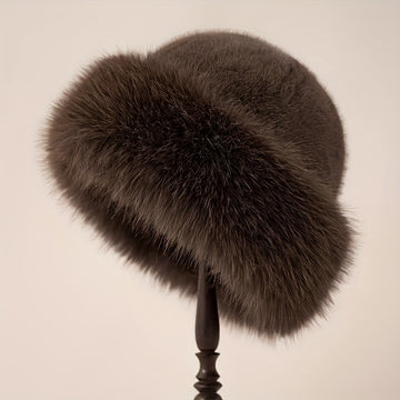 Gorro de Invierno Grueso y Cálido para Damas con Forro de Peluche - Estilo Gorra de Pescador Protección para las Orejas | Regalo Ideal de Navidad