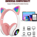 Audifonos RGB con Orejas de Gato