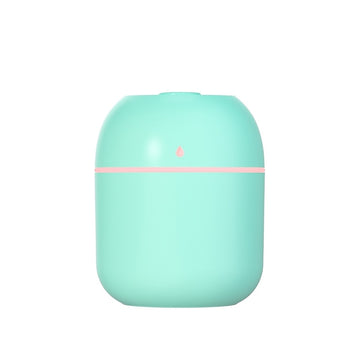 1 humidificador AromaRelax con luz nocturna USB, difusor de ambiente plástico para dormitorio, sala, oficina o auto - Funciona con bajo voltaje, compatible con múltiples espacios