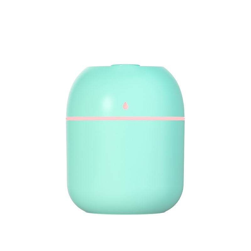 1 humidificador AromaRelax con luz nocturna USB, difusor de ambiente plástico para dormitorio, sala, oficina o auto - Funciona con bajo voltaje, compatible con múltiples espacios