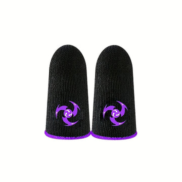 Manga de dedo de fibra de vidrio para juegos, cubierta de pantalla táctil para el pulgar, protector de pantalla táctil transpirable y sin costuras, deslizamiento suave, ligero y cómodo, mejora la experiencia de juego
