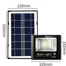 Reflector con Panel Solar de 100 Watts