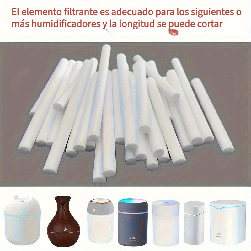 20 Kits de Repuesto de Filtro de Humidificador Universal, Filtro de Algodón Adecuado para Varios Modelos, Fácil de Instalar, Mejora Duradera de la Humedad