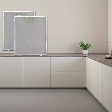 2 Piezas de Filtro de Grasa para Campana Extractora - Compatible con Whirlpool y Jenn-Air, Malla de Aluminio de 5 Capas, Instalación Sin Herramientas, Trampa de Grasa Fácil de Limpiar para Humo y Olores, Mayor Durabilidad, Accesorio Moderno para Cocina,