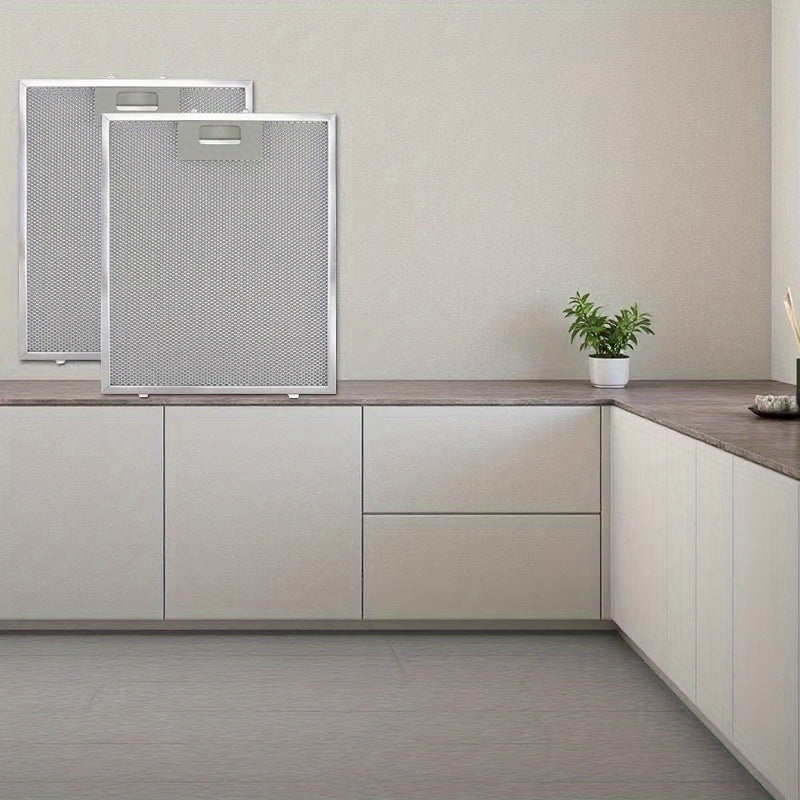 2 Piezas de Filtro de Grasa para Campana Extractora - Compatible con Whirlpool y Jenn-Air, Malla de Aluminio de 5 Capas, Instalación Sin Herramientas, Trampa de Grasa Fácil de Limpiar para Humo y Olores, Mayor Durabilidad, Accesorio Moderno para Cocina,