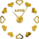 Reloj de Pared en Forma de Corazon