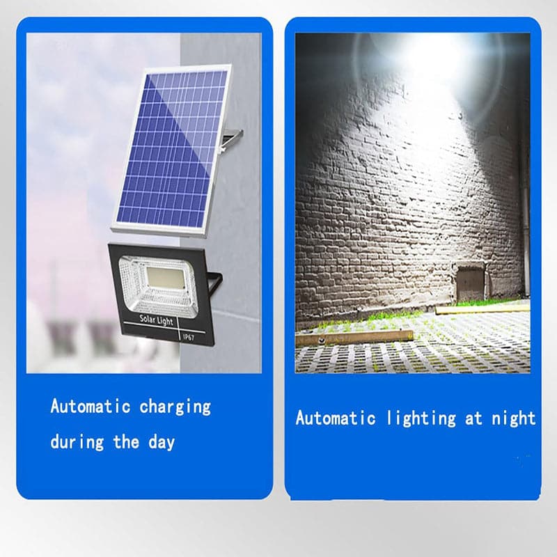 Reflector con Panel Solar de 100 Watts