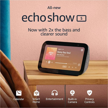 Asistente Virtual Amazon ECHO Show 5 pulgadas 3 Generacion con AleXa