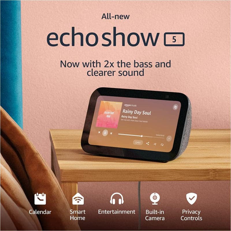 Asistente Virtual Amazon ECHO Show 5 pulgadas 3 Generacion con AleXa