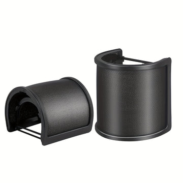 1pc Pantalla Antiviento en Forma de U con Capas de Esponja y Gasa - Accesorio para Grabación Vocal, Filtro Pop & Aislamiento de Ruido, Calidad de Sonido Clara, Diseño Duradero, Micrófono para Grabación, Filtro en Forma de U, Accesorio de Aislamiento de R