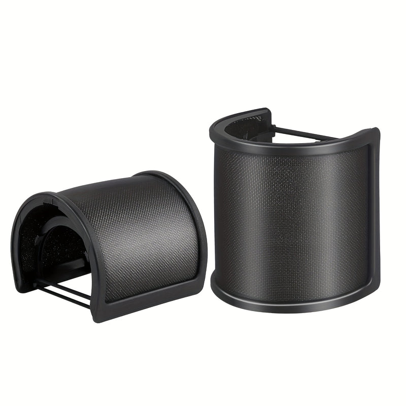 1pc Pantalla Antiviento en Forma de U con Capas de Esponja y Gasa - Accesorio para Grabación Vocal, Filtro Pop & Aislamiento de Ruido, Calidad de Sonido Clara, Diseño Duradero, Micrófono para Grabación, Filtro en Forma de U, Accesorio de Aislamiento de R