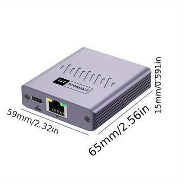 Un divisor de red que divide una conexión única en dos, permitiendo el acceso simultáneo a Internet con un extensor de conmutador RJ45 de 1000 Mbps, que también funciona como un dispositivo de compartición de red 1 a 4.