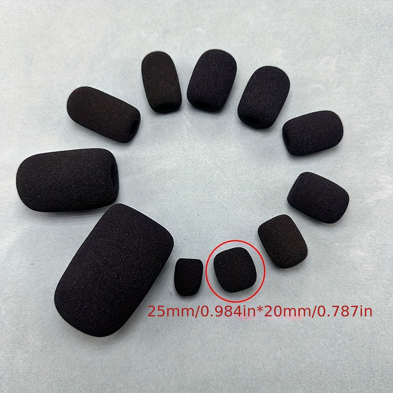 Micrófono Esponja Mi Cabeza Multi-tamaño Auricular Micrófono Esponja Micrófono Protección de Vida Accesorios Cubierta a prueba de viento Eid Al-Adha Mubarak